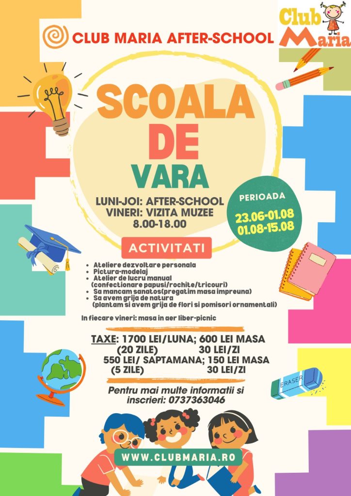 scoala de vara club maria